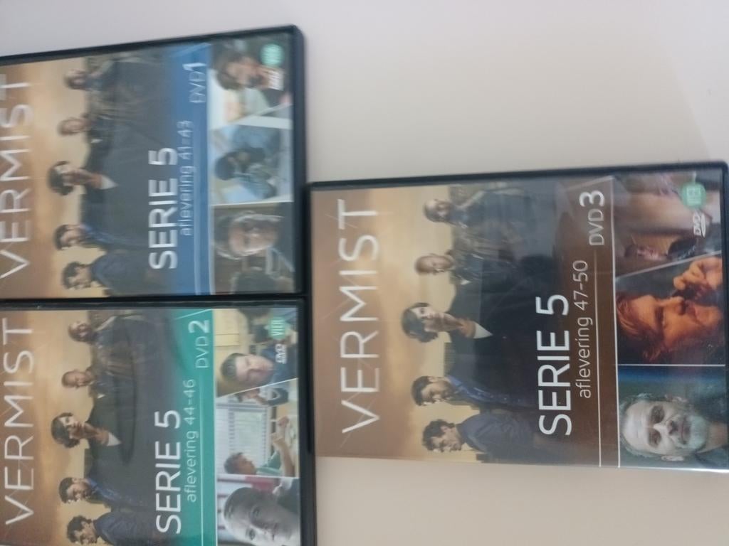 Vermist serie 5 dvd 1 2 en 3, Cd's en Dvd's, Ophalen of Verzenden