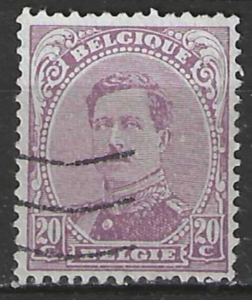 Belgique 1915 - Yvert/OBP 140 - Roi Albert Ier (ST), Envoi, Affranchi, Oblitéré, Maison royale