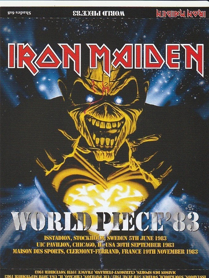 6 CD's - IRON MAIDEN - WORLD PIECE '83, Import, Heavy metal, Envoi, Neuf, dans son emballage