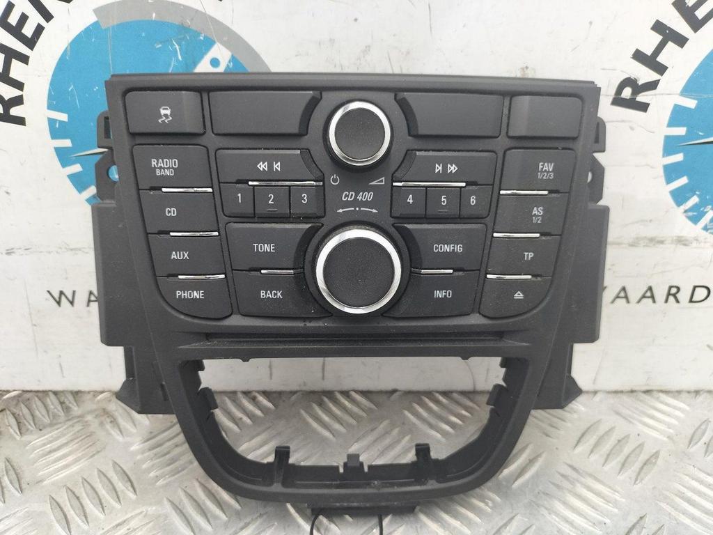OPEL ASTRA J 1.4 Turbo LPG Cosmo  RADIO 2013, Autos : Pièces & Accessoires, Autres pièces automobiles, Utilisé, ARN reconnu, Stiba membre