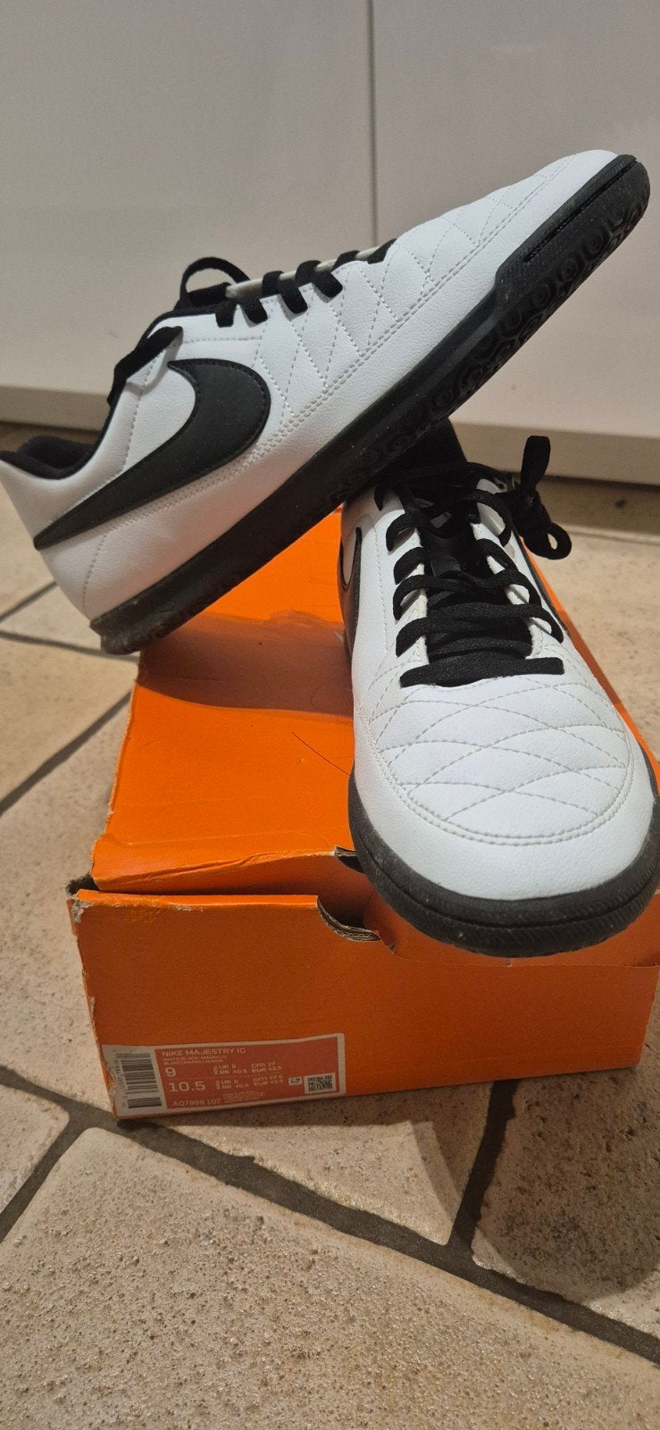 Chaussures foot en salle, Ophalen, Schoenen