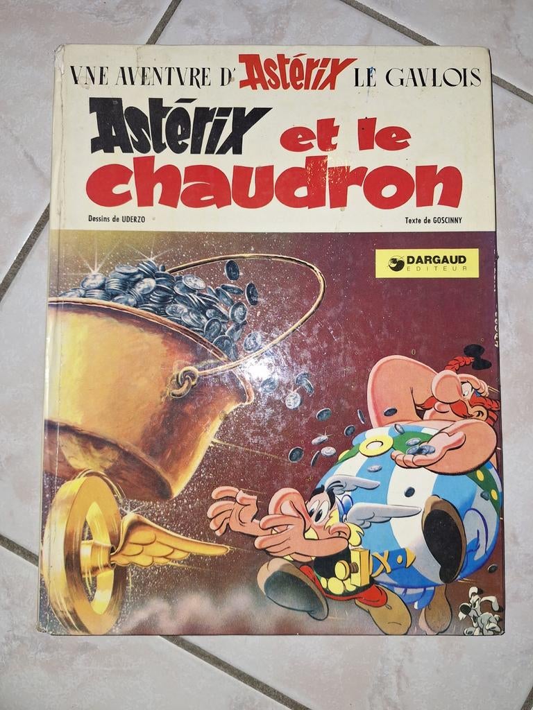 Astérix et le Chaudron 1975, Une BD, Enlèvement, Utilisé