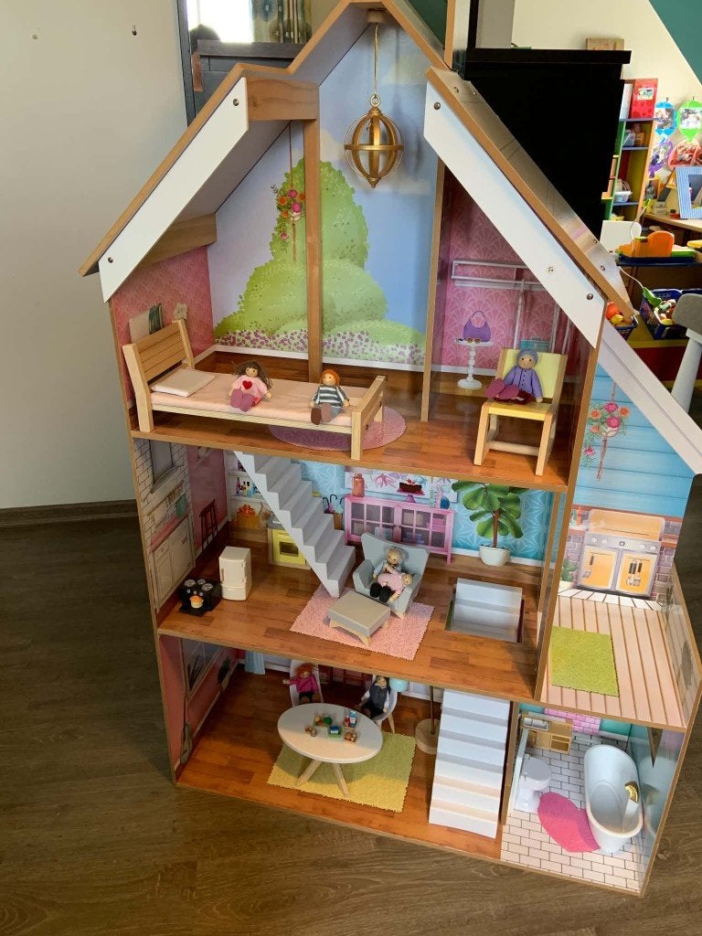 poppenhuis Kidcraft Zoey, Ophalen, Zo goed als nieuw, Poppenhuis