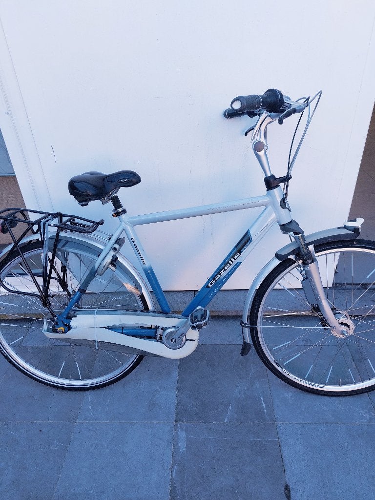 Gazelle herenfiets, Fietsen en Brommers, Ophalen, Gebruikt, Versnellingen, Schijfrem