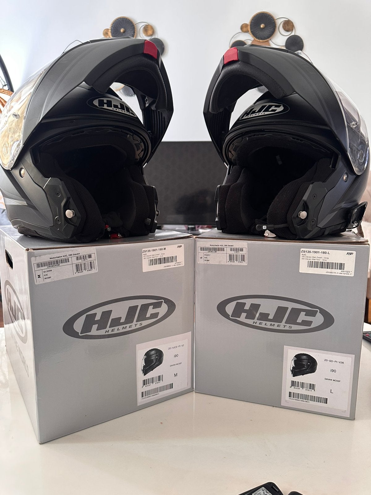 Duo casque moto HJC, Enlèvement ou Envoi, L, HJC