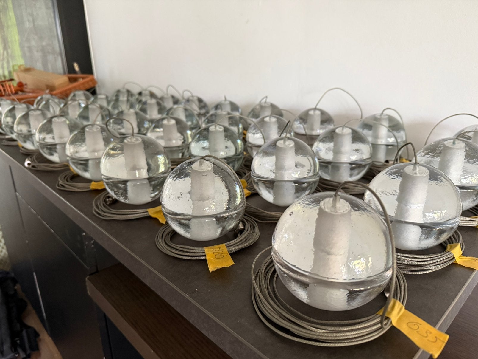 Bocci 14.36 hanglamp NP €26.570,-, Huis en Inrichting, Ophalen of Verzenden, Zo goed als nieuw, Glas