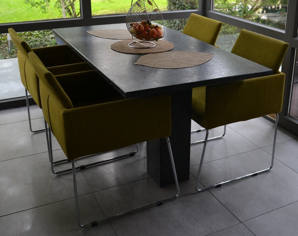 Ensemble de chaises., Ophalen, Zo goed als nieuw, Stof, Vier