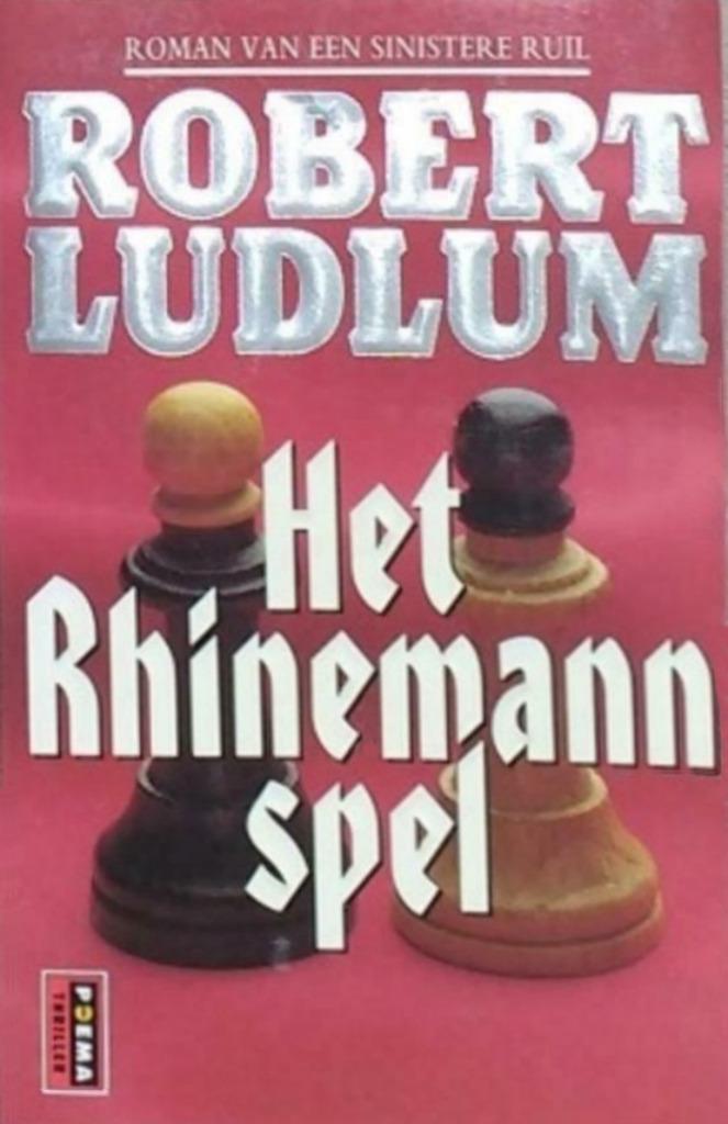 Het Rhineman spel (Robert Ludlum), Boeken, Thrillers, Zo goed als nieuw, Ophalen