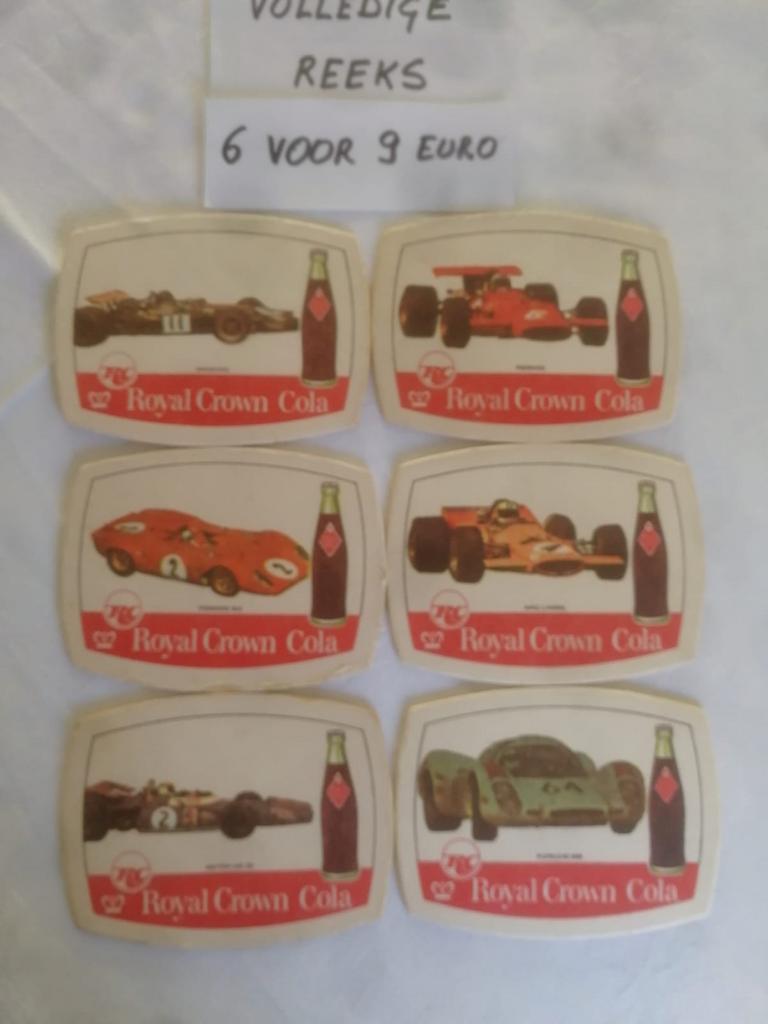 Volledige reeks Royal Crown Cola - Formule 1 - €9, Verzamelen, Ophalen of Verzenden, Viltje(s)