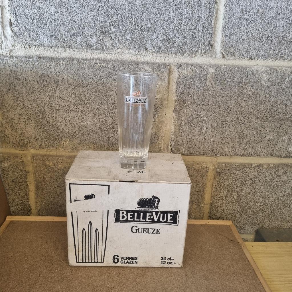 Verre Ph. Vandenstock Belle-Vue Gueuze (modèle 2), Enlèvement ou Envoi, Utilisé, Verre ou Verres, Autres marques