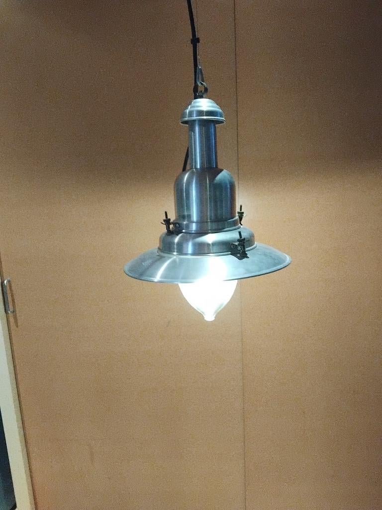 Uccello scheepslampen, Huis en Inrichting, Lampen | Hanglampen, Zo goed als nieuw, Glas, Metaal, Ophalen of Verzenden
