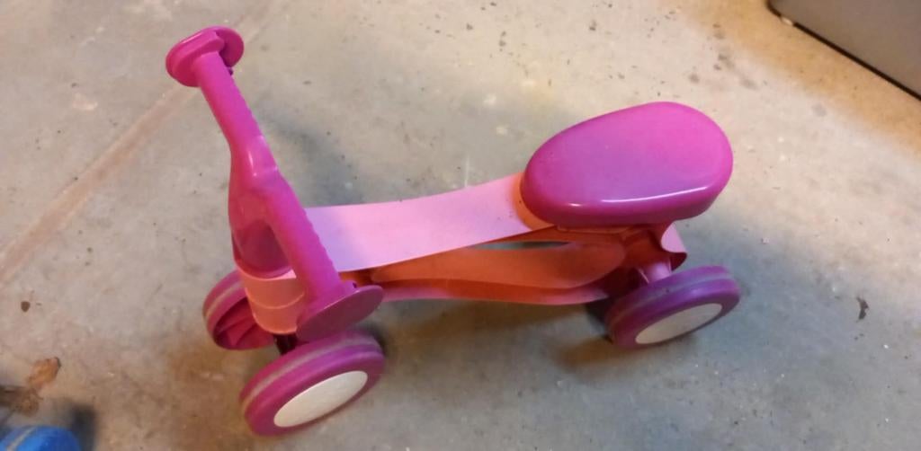 Loopfietsje roos, Ophalen, Gebruikt, Loopfiets
