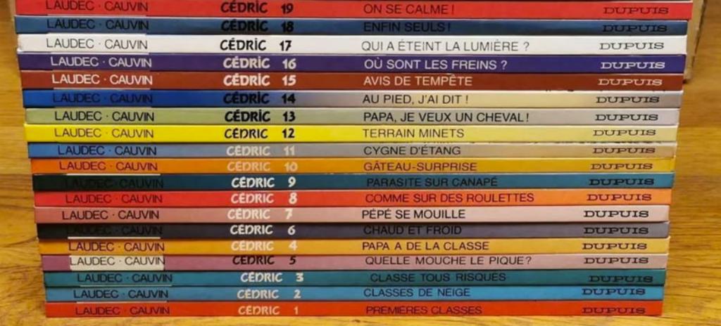 Cédric - 19 BD éditions originales, Enlèvement ou Envoi, Série complète ou Série, Comme neuf, Laudec - Cauvin