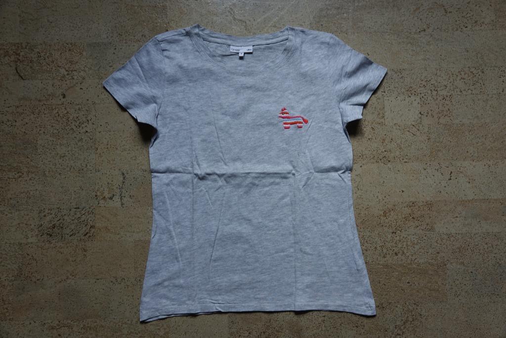 JBC Groggy grijs T-shirt maat M, Manches courtes, Taille 38/40 (M), Gris, Enlèvement ou Envoi