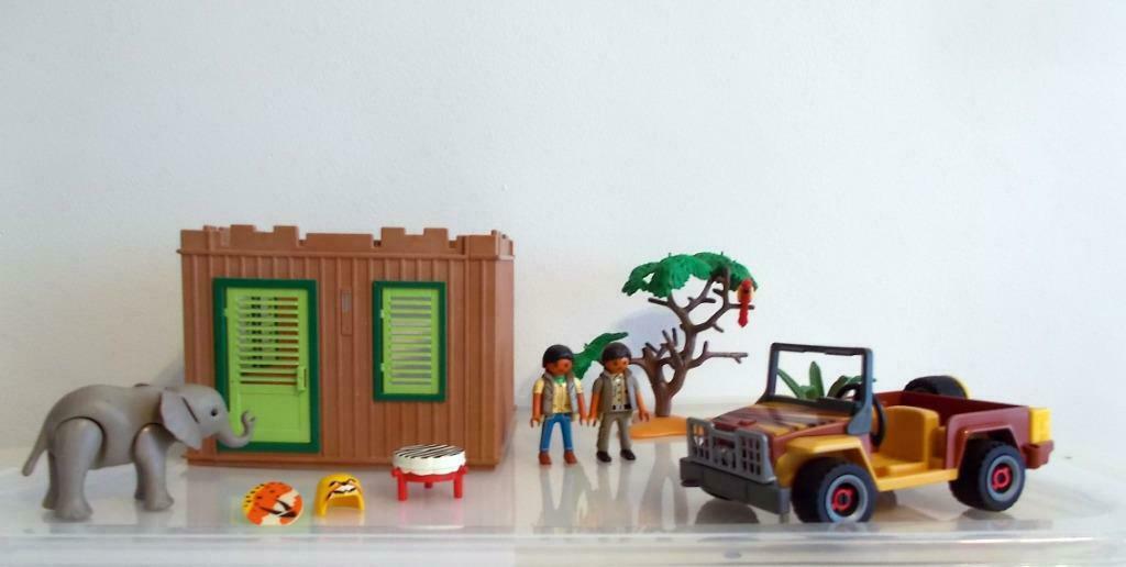 PLAYMOBIL – Safari jeep, olifant en andere uit 5759, Kinderen en Baby's, Ophalen, Gebruikt