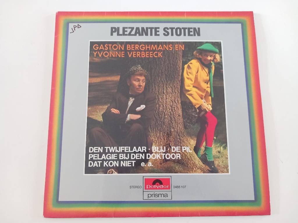 Vinyl LP Gaston Berghmans Yvonne Verbeeck Plezante Stoten, Ophalen of Verzenden, 12 inch