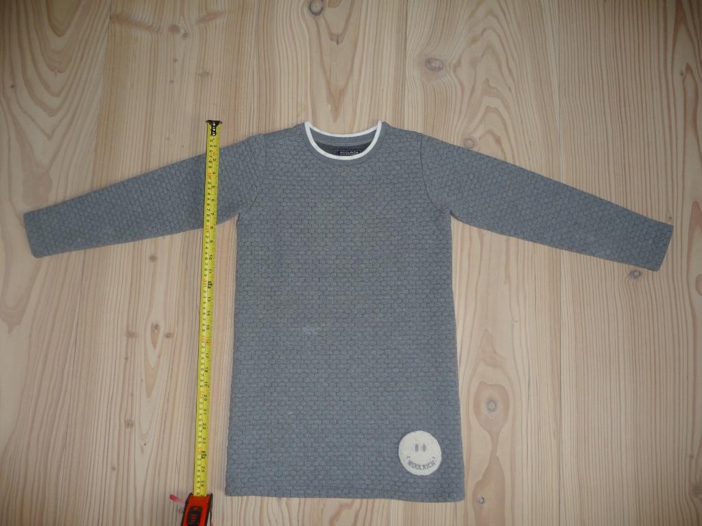 Woolrich kleedje grijs maatje 10 jaar, Meisje, Ophalen of Verzenden, Zo goed als nieuw, Jurk of Rok