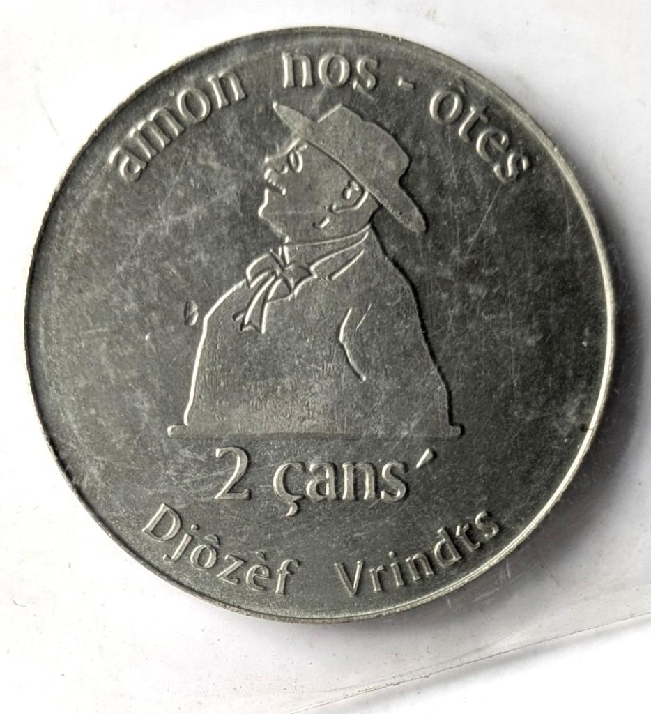 Jeton Liège : Amon nos-ôtes 2 çans 1997, Enlèvement ou Envoi, Autres matériaux