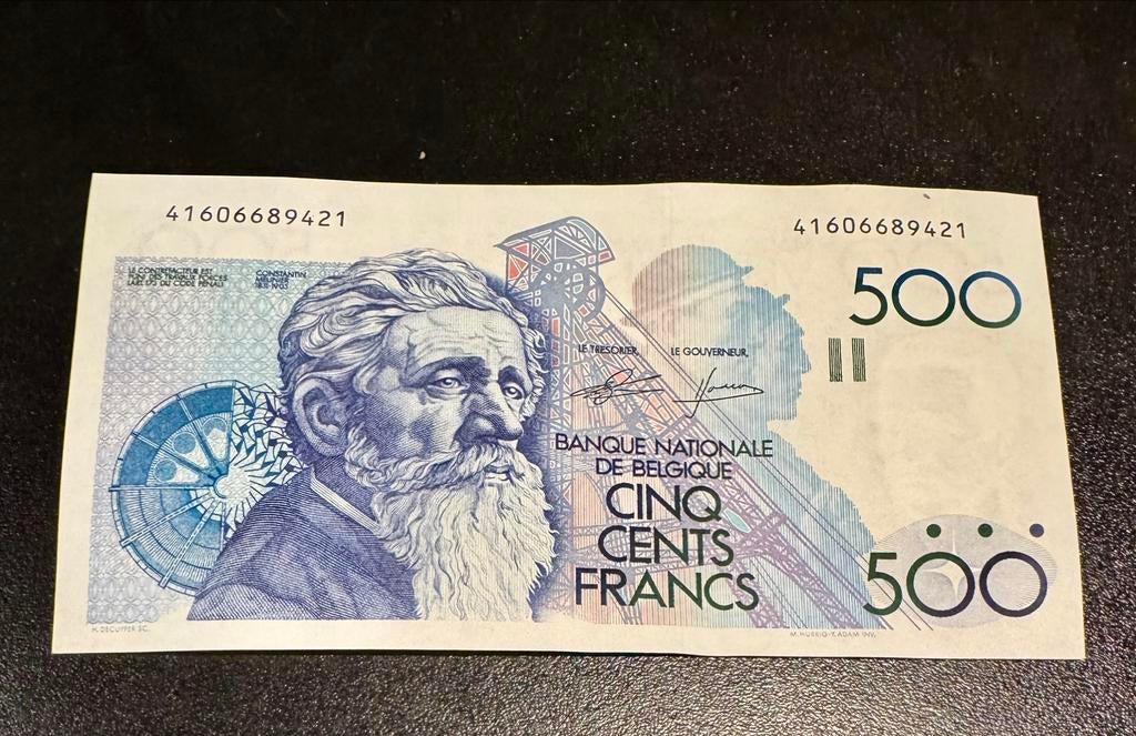 Bankbiljet 500 Bef, Postzegels en Munten, Bankbiljetten | België, Ophalen