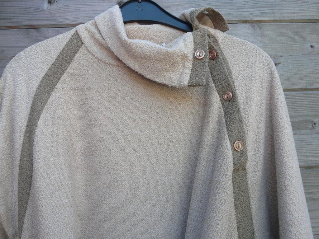 Trendy , vintage, kleedjes voor de frissere dagen maat 44, Ophalen, Beige, Maat 42/44 (L), Zo goed als nieuw