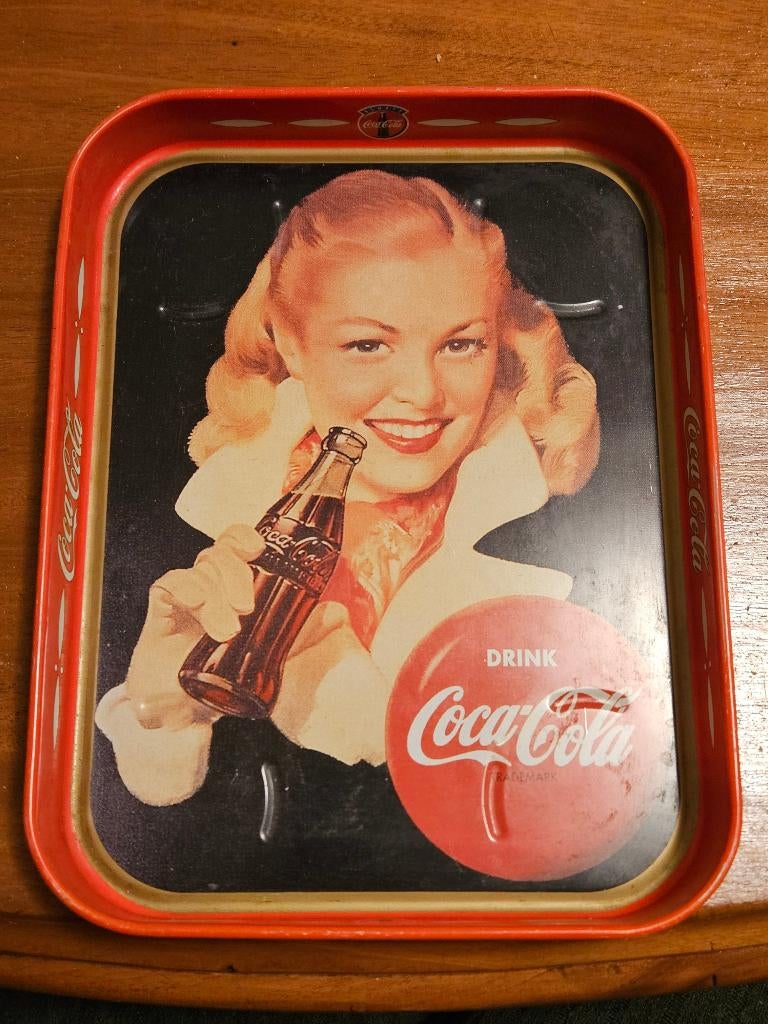Coca cola dienblad, Verzamelen, Ophalen, Gebruikt, Gebruiksvoorwerp