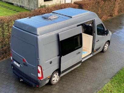 Ruime Off-Grid lichte vracht Campervan Renault Master, Caravans en Kamperen, Mobilhomes, Particulier, tot en met 2, Buscamper of Camperbus