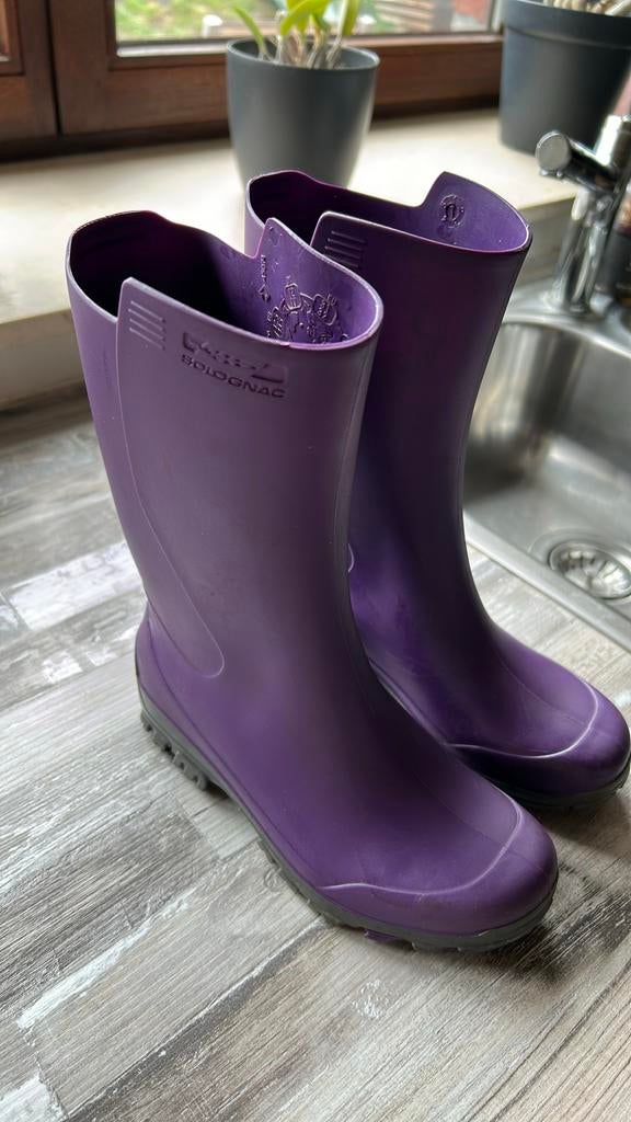 Bottes en caoutchouc Decathlon taille 31/32, Enlèvement, Comme neuf, Bottes