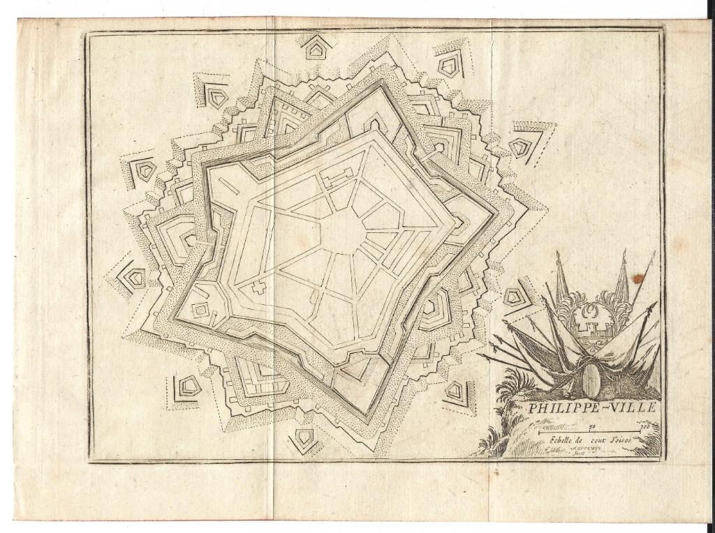 1769 - Philippeville / la citadelle, Envoi