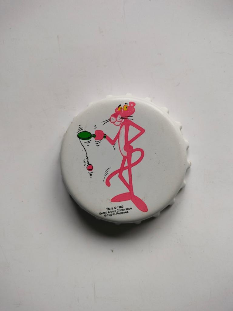 Unieke Flesopener Pink Panther United Partners 1983, Ophalen of Verzenden, Zo goed als nieuw, Gebruiksvoorwerp