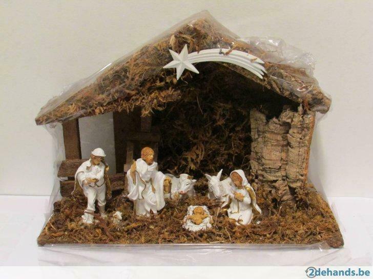 Kerststal compleet - ref. 59366, Ophalen of Verzenden, Nieuw