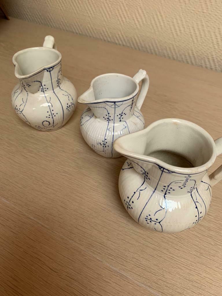 Melkkannetjes Boch / Saks, Ophalen of Verzenden, Gebruikt