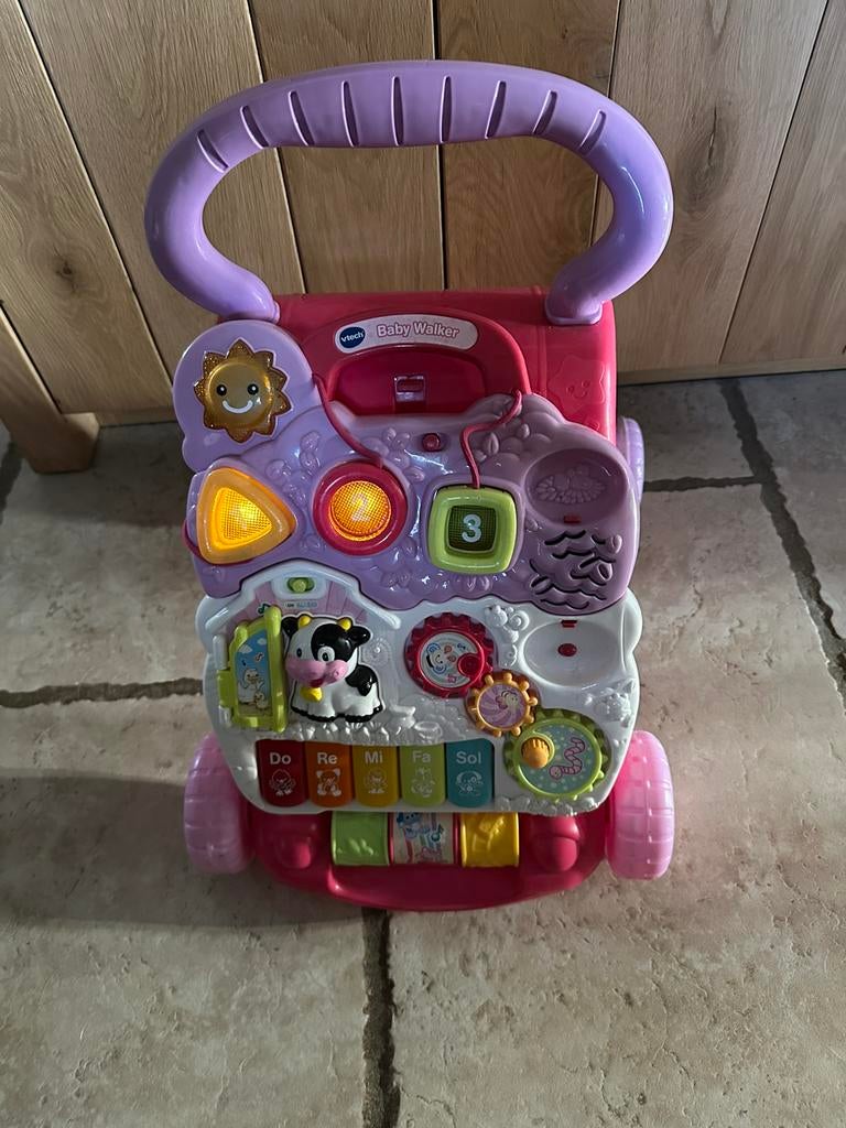 Babywalker VTech, Kinderen en Baby's, Speelgoed | Vtech, Zo goed als nieuw, Ophalen