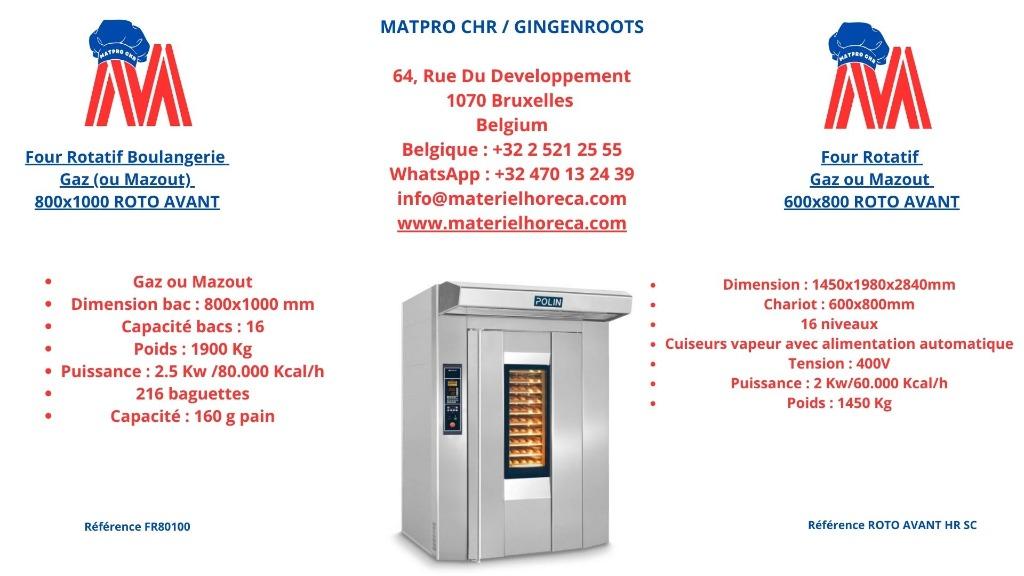 MATERIEL HORECA PROFESSIONNEL FOUR ROTATIF, Ophalen of Verzenden, Nieuw in verpakking, Ovens, Microgolfovens en Steamers