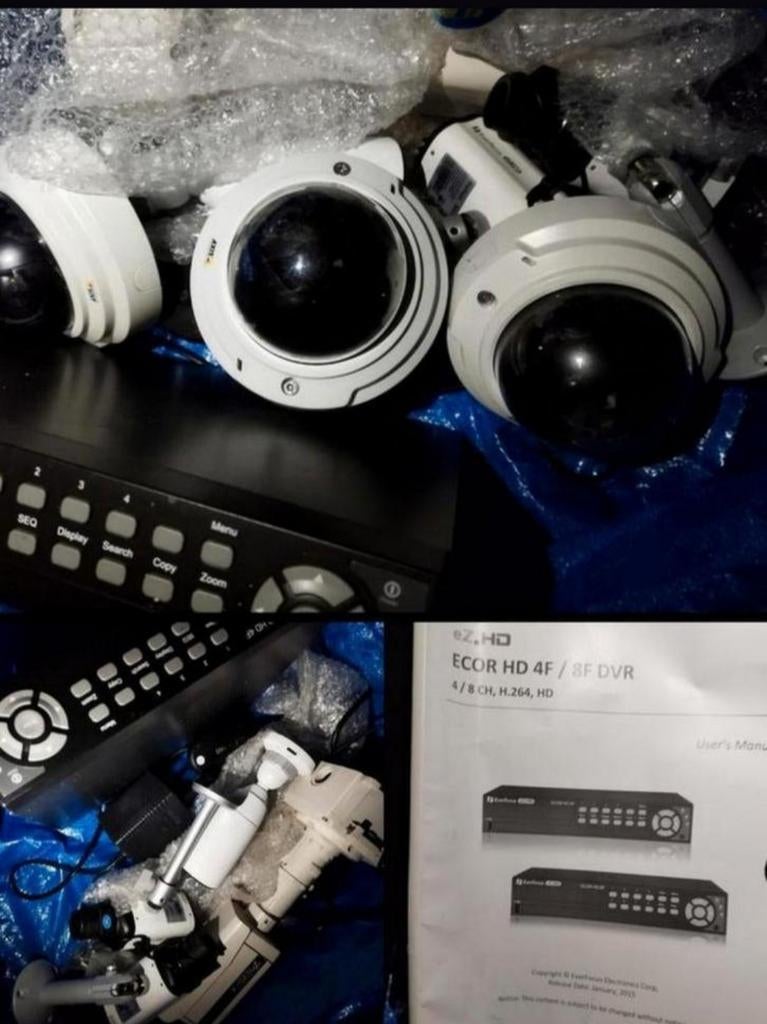 Mes 😀 Axis P3354 Caméras 📽️ dôme Fixe MJPEG/PoE 6 mm? +..., Audio, Tv en Foto, Videobewaking, Ophalen, Gebruikt, Binnencamera