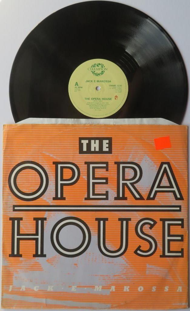 Jack E. Makossa - The opera house. Maxi, Cd's en Dvd's, Vinyl | Dance en House, Ophalen of Verzenden, Gebruikt, 12 inch, Overige genres