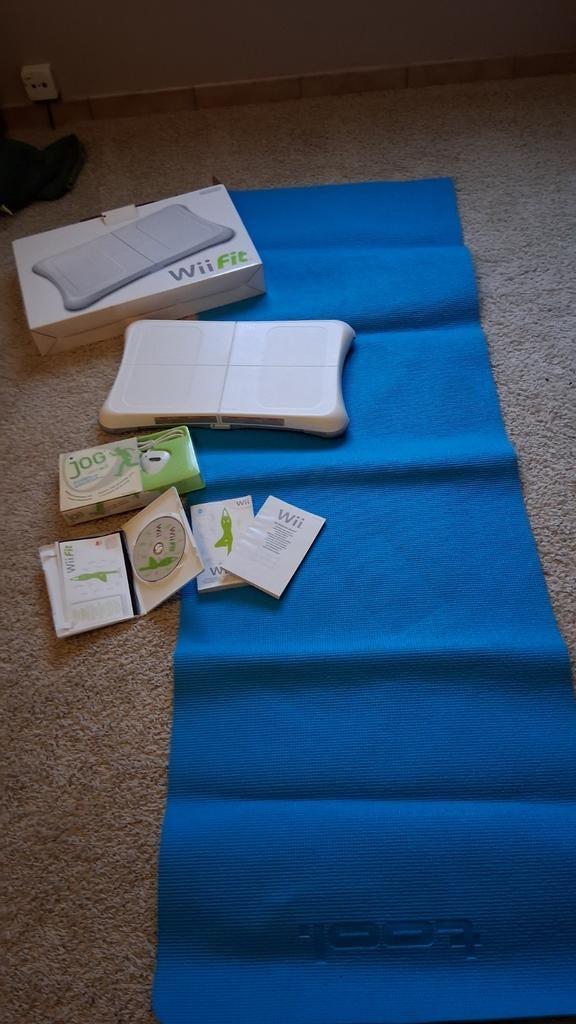 Wii fit +mat en jog wii, Ophalen