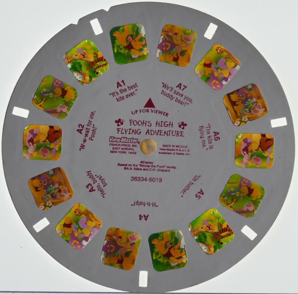 View-master Winnie l'ourson - Set de 3 disques très bon état, Enlèvement ou Envoi