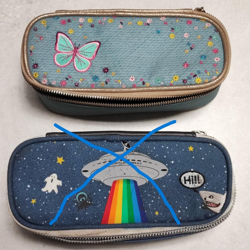 **pennenzak van “Jeune Premier” (vlinder)     *-50% OPRUIM, Divers, Fournitures scolaires, Utilisé, Enlèvement