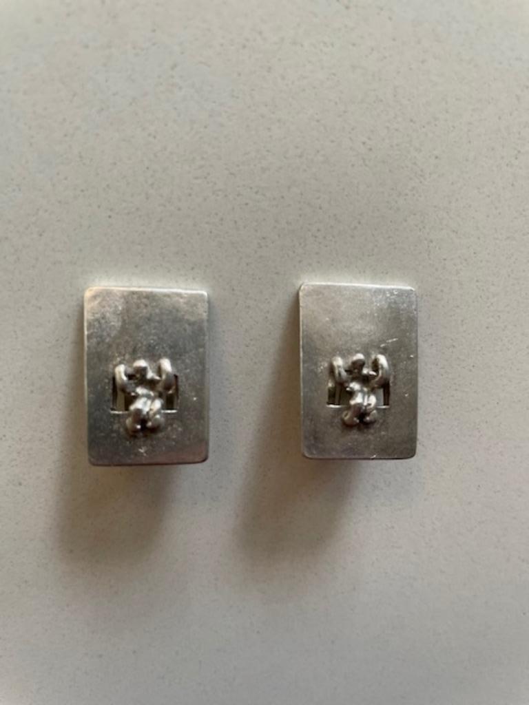 vintage zilveren oorringen - clips, Handtassen en Accessoires, Oorbellen, Ophalen of Verzenden, Gebruikt, Zilver