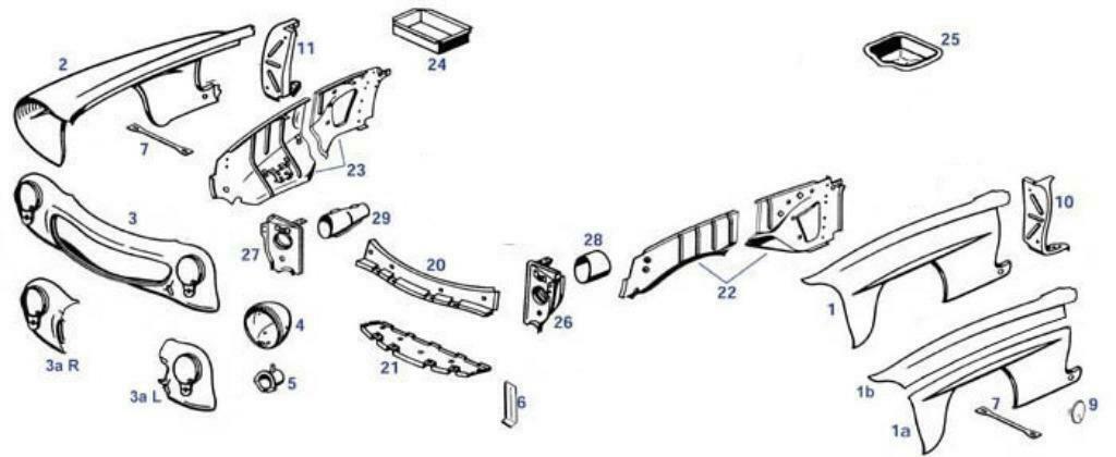 Nieuw plaatwerk voor je     Mercedes 190SL, Auto-onderdelen, Mercedes-Benz, Nieuw, Ophalen of Verzenden, Spatbord