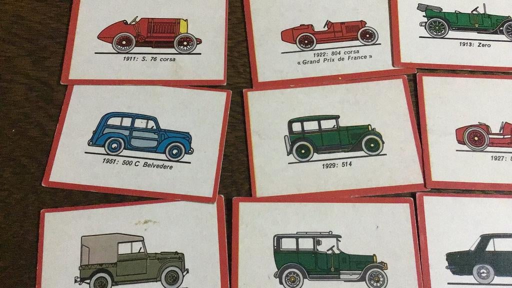 Kaarten oude auto’s (f3), Verzamelen, Ophalen of Verzenden, Zo goed als nieuw, Auto's