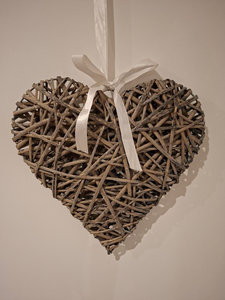 Leuke wilgentenen hart, Ophalen of Verzenden