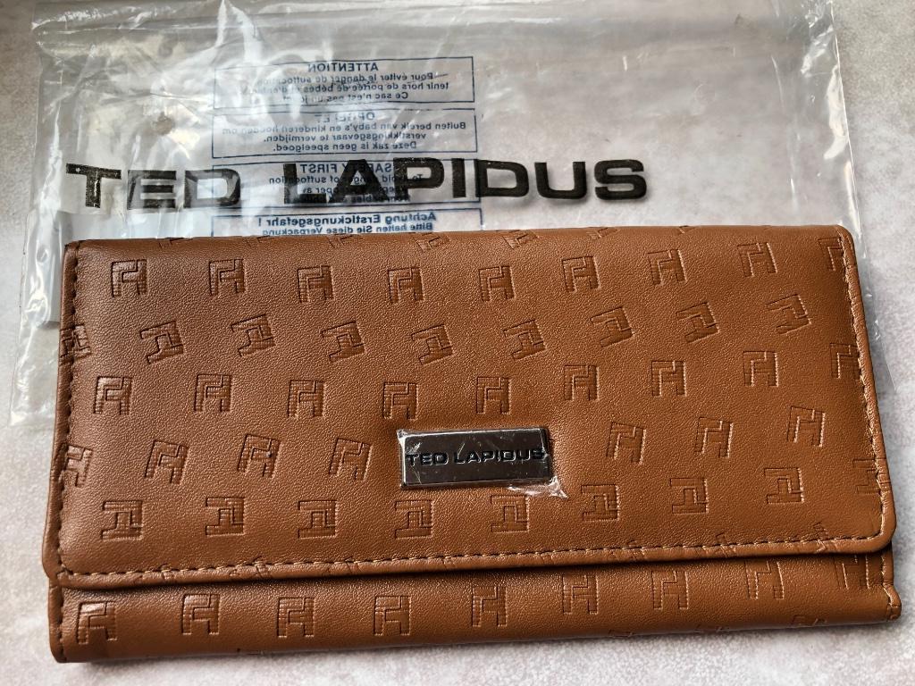 Vintage Ted Lapidus portemonnee, Enlèvement ou Envoi, Comme neuf, Avec fermeture à pression