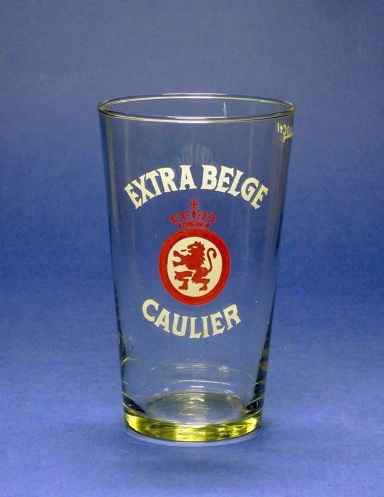 Verre Extra Belge Caulier Bruxelles, Collections, Enlèvement ou Envoi, Utilisé, Verre ou Verres