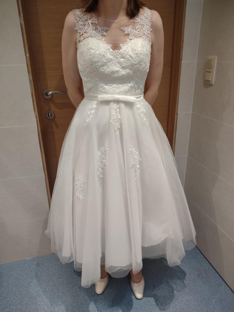 Robe de mariée, Kleding | Dames, Trouwkleding en Trouwaccessoires, Gedragen, Trouwjurk, Wit, Ophalen