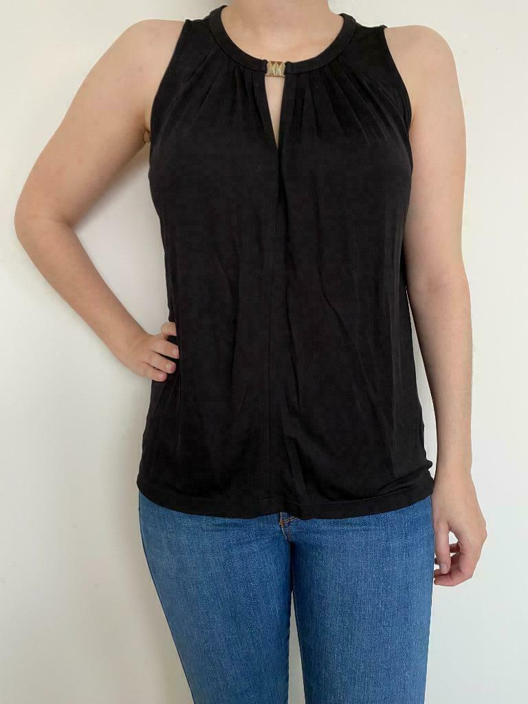 Haut noir sans manches taille S, Sans manches, H&M, Enlèvement ou Envoi, Taille 36 (S)