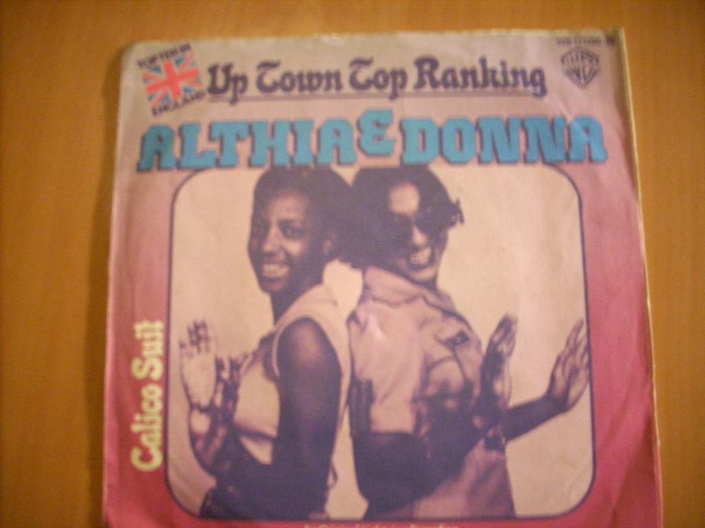 Singel Up Town Top Ranking uit 1978 van Althi&Donna, Ophalen, Gebruikt, 7 inch, Single