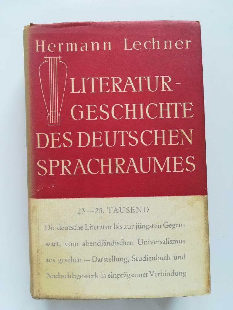 Literatur-Geschichte des Deutschen Sprachraumes (1956), Gelezen, Europa overig, Ophalen of Verzenden, Dr. Hermann Lechner