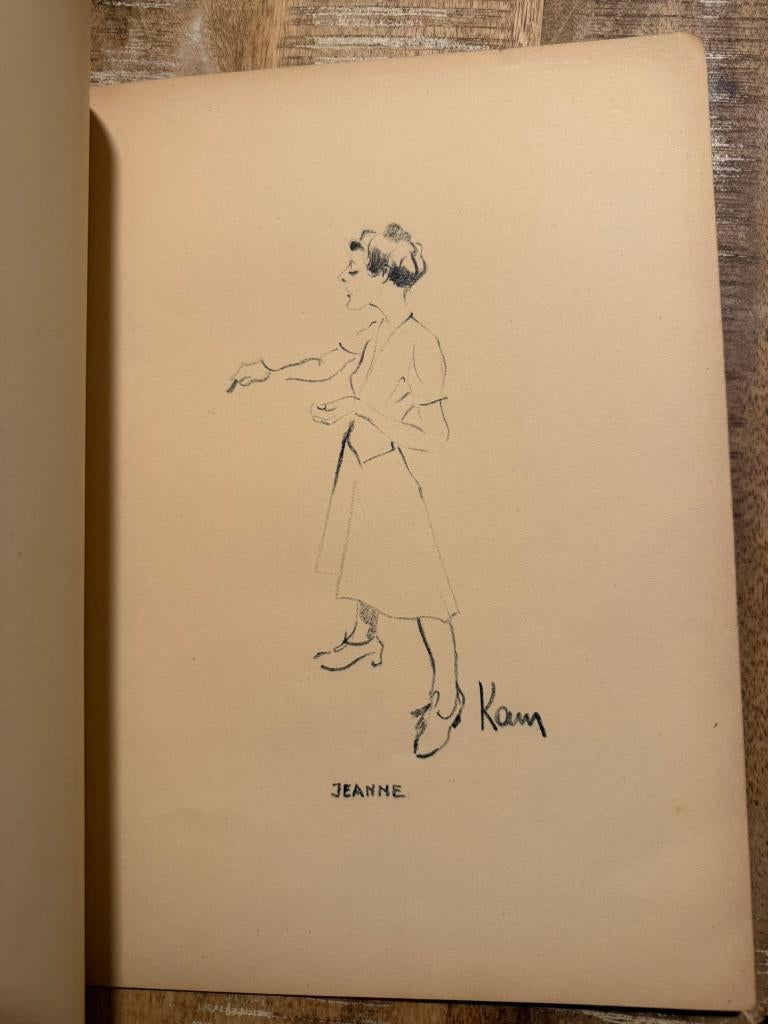 Het levend model, een schetsboek van Guy Kammerer 1942, Ophalen of Verzenden, Guy Kammerer