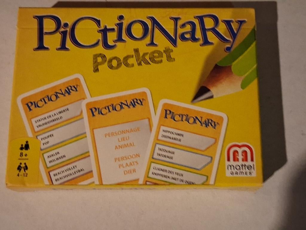 Pictionary pocket, nieuw, kaartspel, Trois ou quatre joueurs, Enlèvement ou Envoi, Neuf, HASBRO